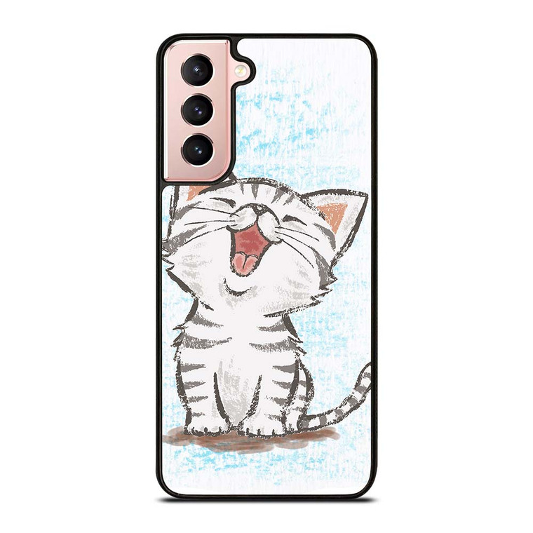 AMERICAN SHORTHAIR HAPPY CAT Samsung Galaxy S21 Case Cover