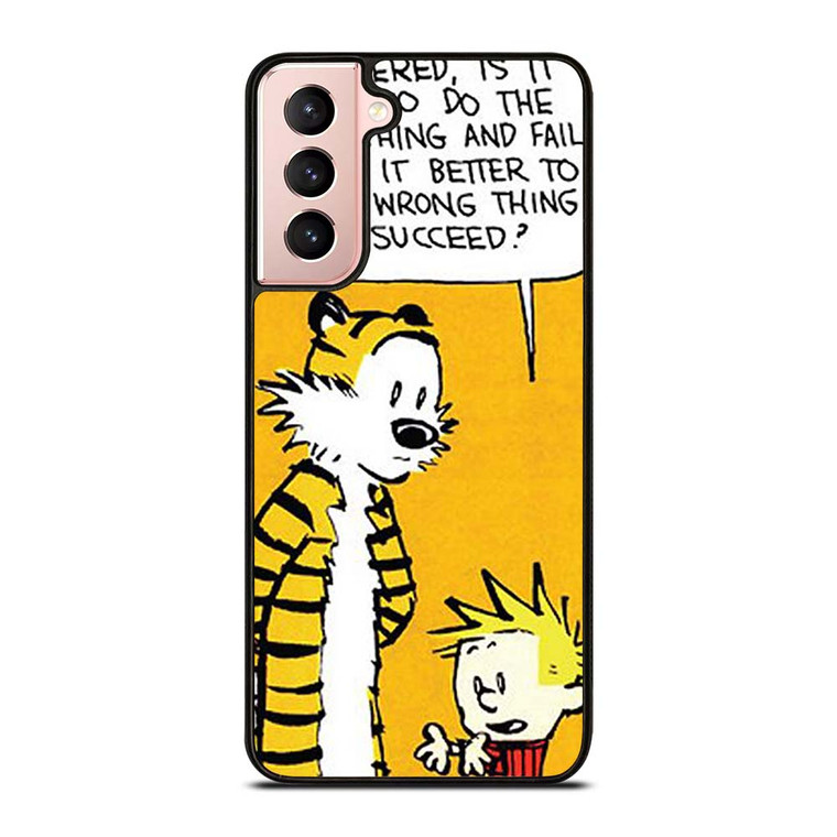 CALVIN AND HOBBES QUOTE Samsung Galaxy S21 Case Cover