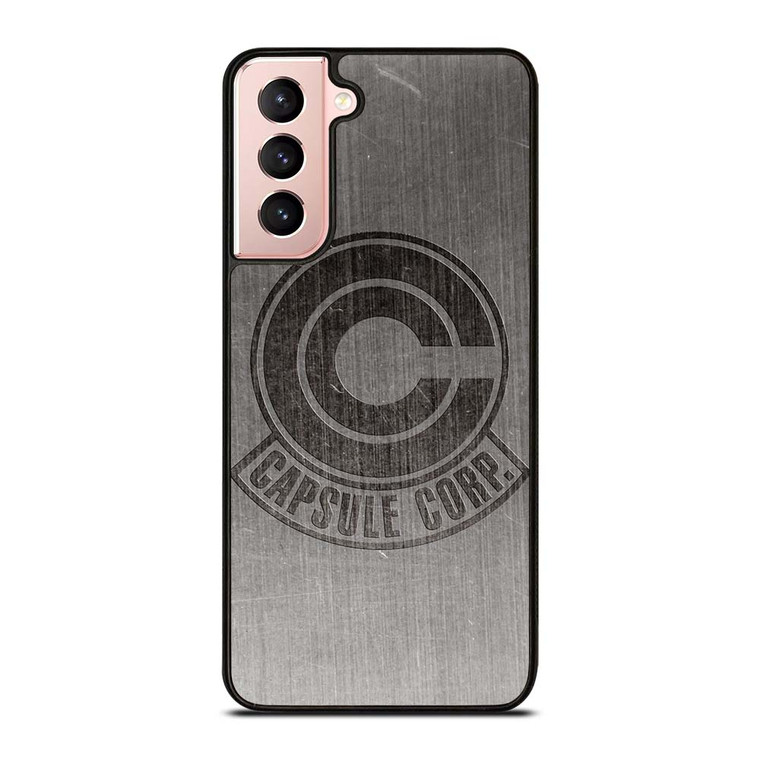 CAPSULE CORP METAL LOGO DRAGON BALL Z Samsung Galaxy S21 Case Cover