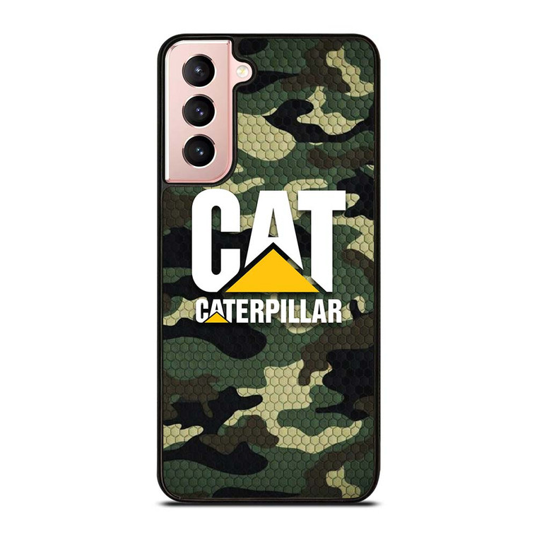 CATERPILLAT TRACTOR LOGO CAT CAMO ICON Samsung Galaxy S21 Case Cover