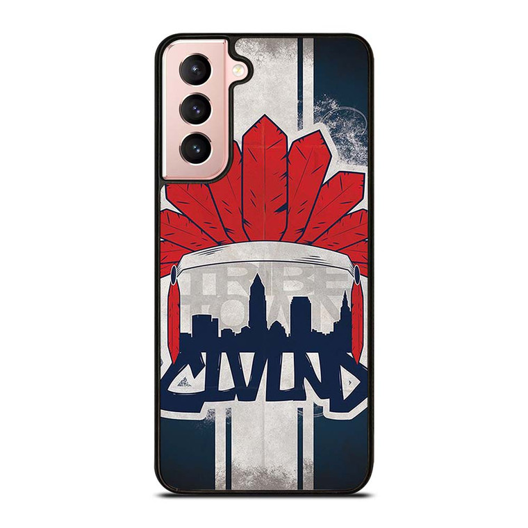 CLEVELAND INDIANS LOGO BASEBALL TEAM TRIBE TOWN Samsung Galaxy S21 Case Cover