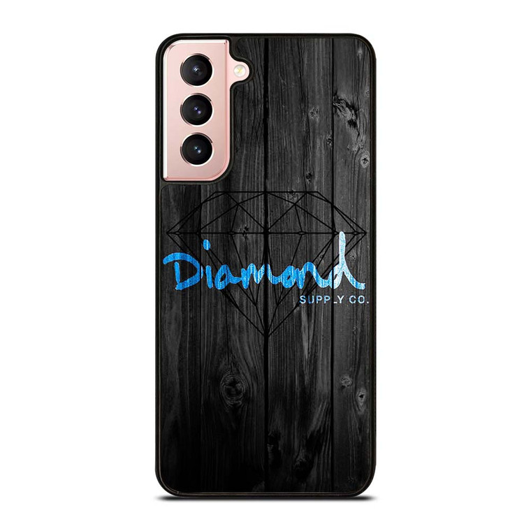 DIAMOND SUPPLY CO WOODEN LOGO Samsung Galaxy S21 Case Cover
