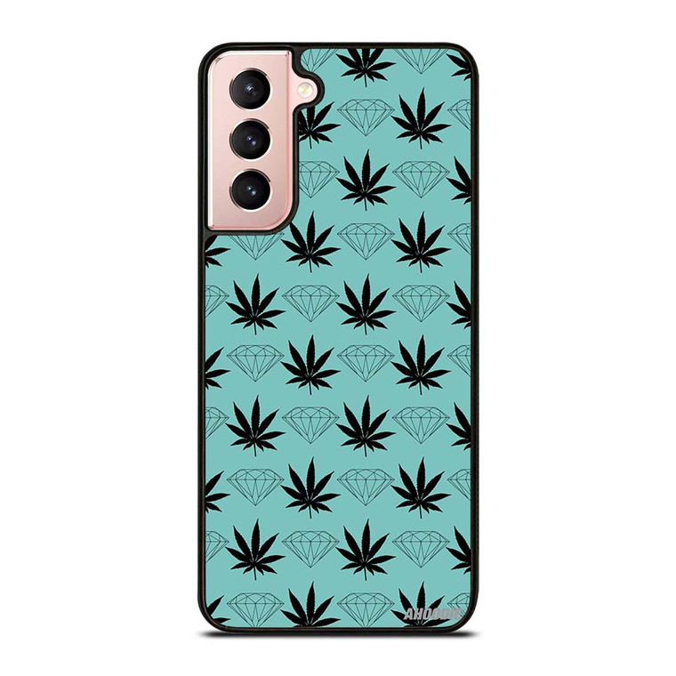 DIAMOND SUPPLY MARIJUANA Samsung Galaxy S21 Case Cover
