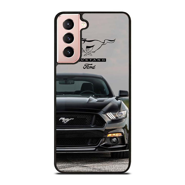 FORD MUSTANG CAR BLACK Samsung Galaxy S21 Case Cover