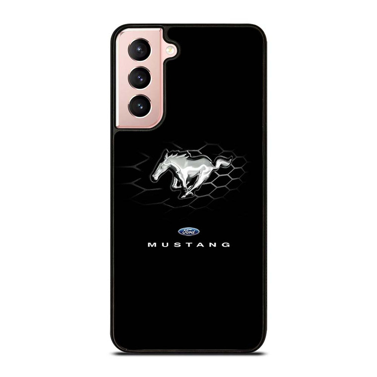 FORD MUSTANG LOGO BLACK Samsung Galaxy S21 Case Cover
