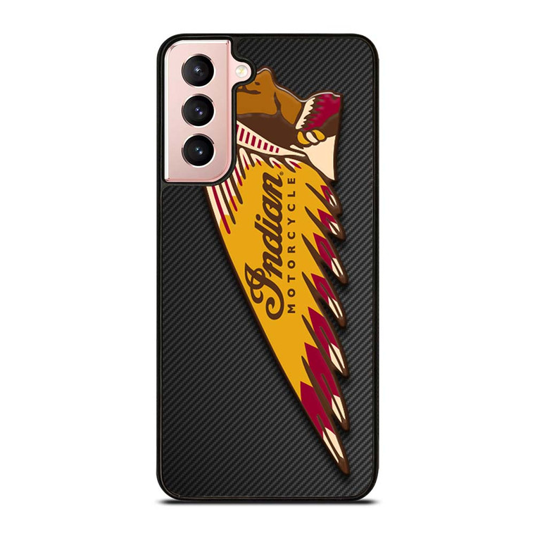 INDIAN MOTOR CYCLE CARBON LOGO Samsung Galaxy S21 Case Cover