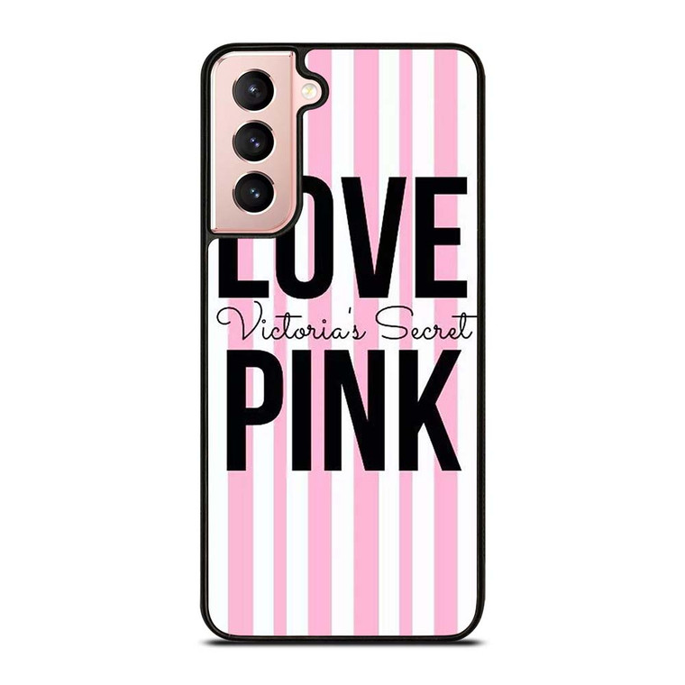 LOVE VICTORIA'S SECRET PINK LOGO Samsung Galaxy S21 Case Cover