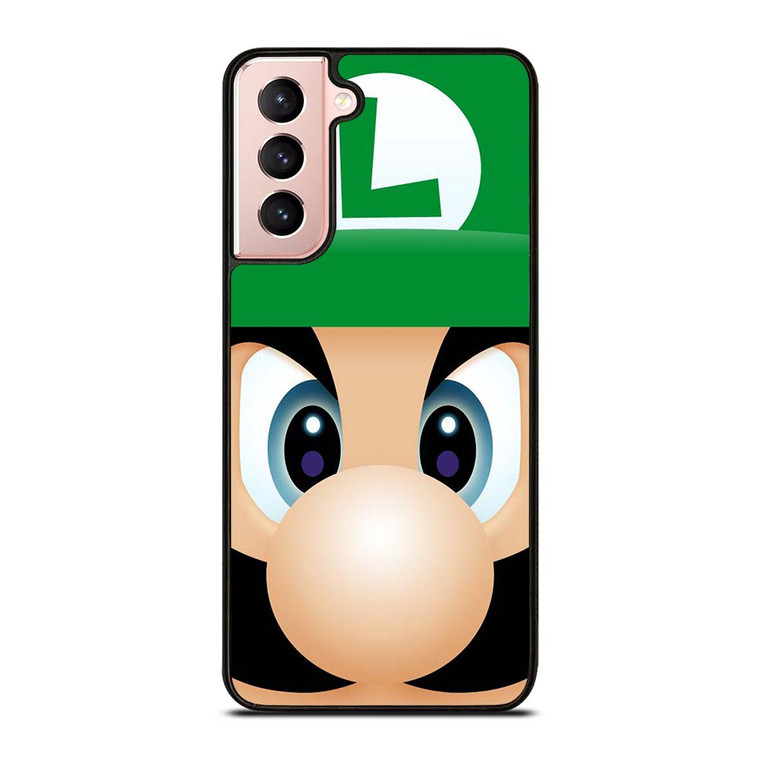 LUIGI SUPER MARIO FACE Samsung Galaxy S21 Case Cover