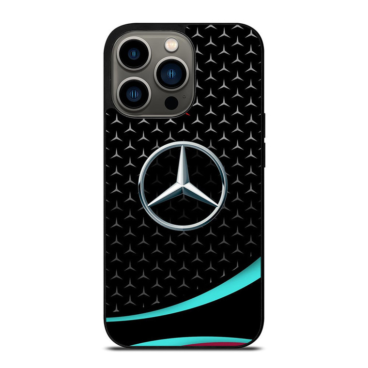 MERCEDES BENZ PATTERN LOGO iPhone 13 Pro Case Cover