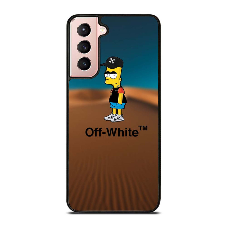 OFF WHITE BART SIMPSONS Samsung Galaxy S21 Case Cover