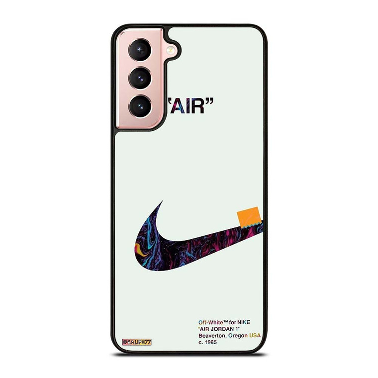 OFF WHITE FOR NIKE AIR JORDAN LOGO Samsung Galaxy S21 Case Cover