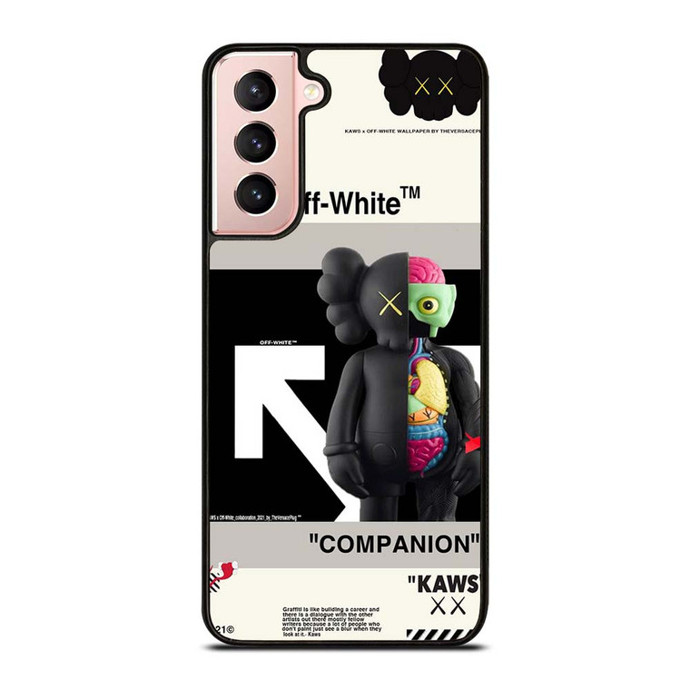 OFF WHITE KAWS COMPANION Samsung Galaxy S21 Case Cover