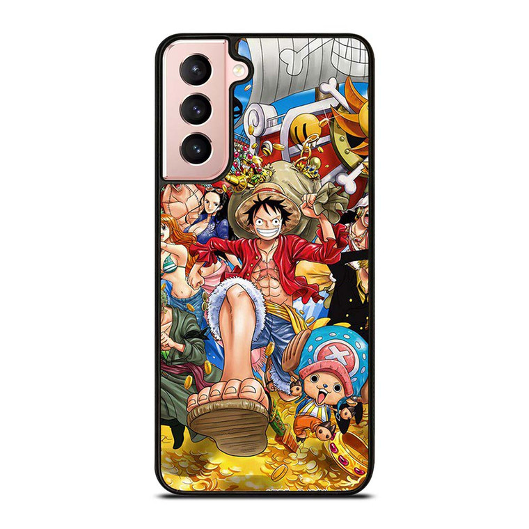 ONE PIECCE LUFFY AND FRIENDS Samsung Galaxy S21 Case Cover