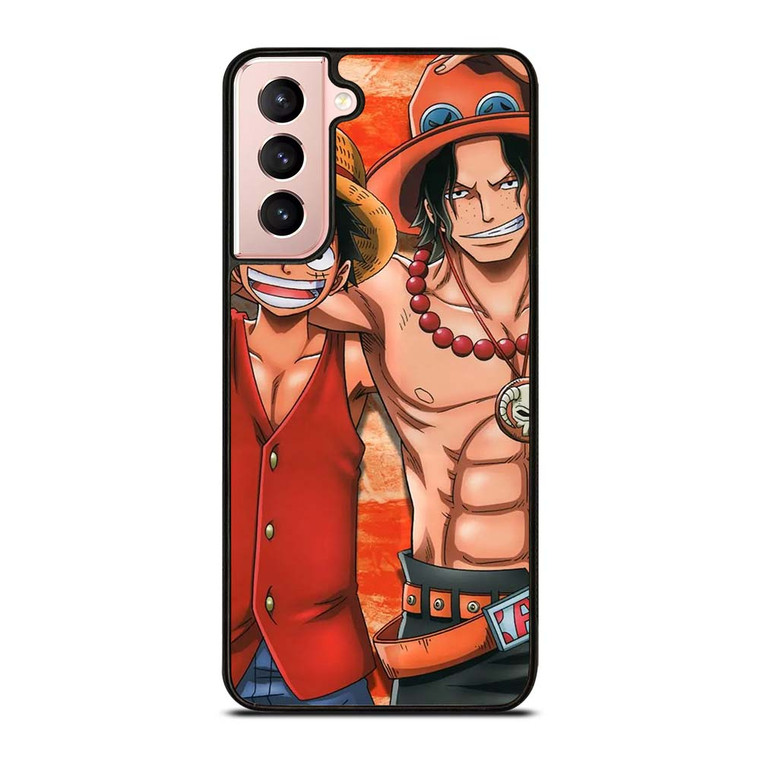 ONE PIECE ACE AND LUFFY Samsung Galaxy S21 Case Cover