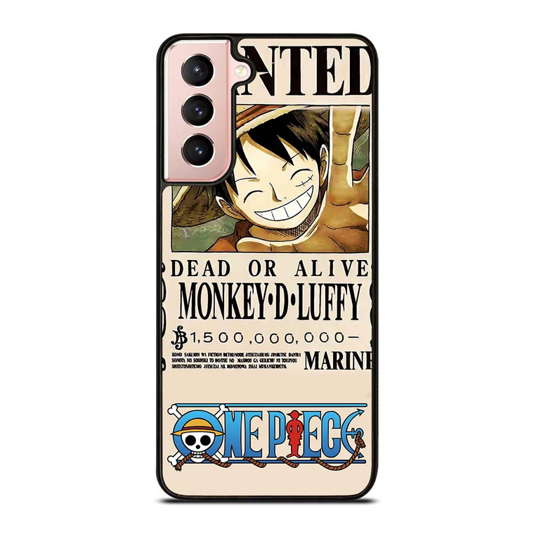 ONE PIECE LUFFY WANTED Samsung Galaxy S21 Case Cover