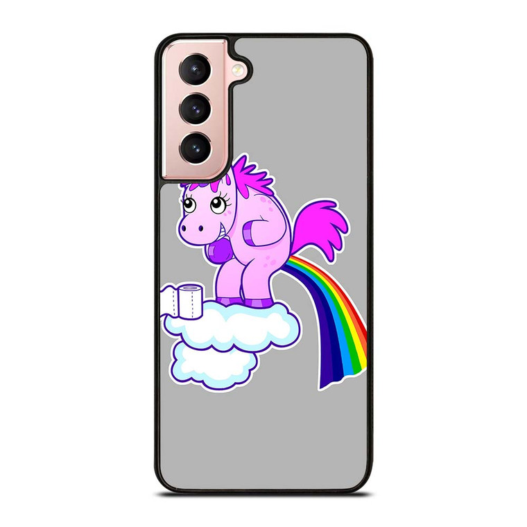 POOPING RAINBOW UNICORN Samsung Galaxy S21 Case Cover