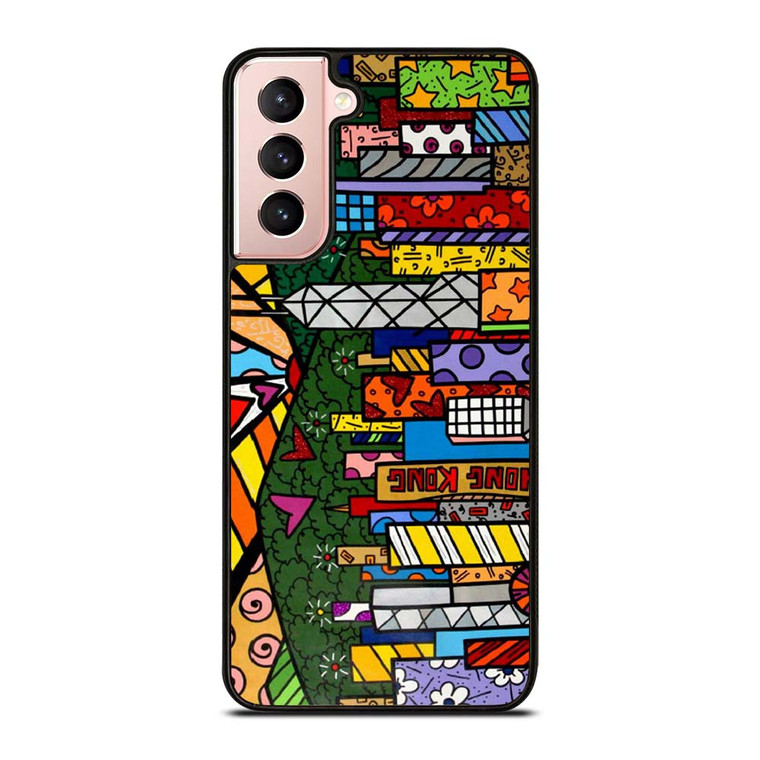 ROMERO BRITTO CITY Samsung Galaxy S21 Case Cover