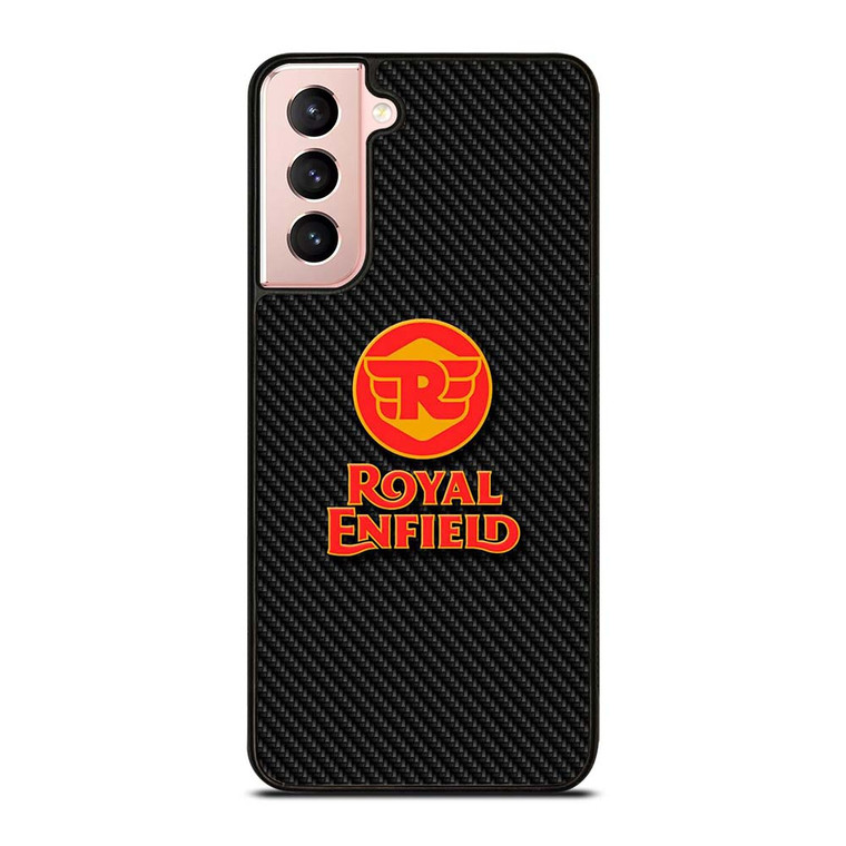 ROYAL ENFIELD MODERN LOGO CARBON Samsung Galaxy S21 Case Cover