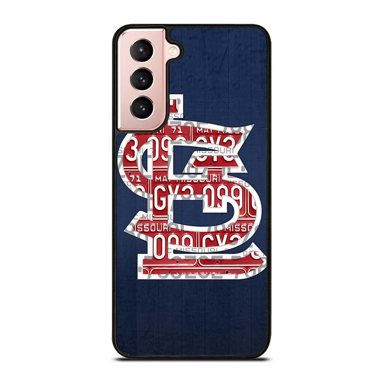 ST. LOUIS CARDINALS BASEBALL WOODEN LOGO Samsung Galaxy S21 Case Cover