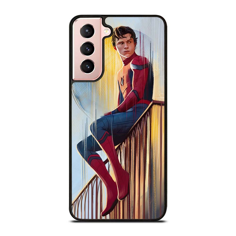 TOM HOLLAND SPIDERMAN ART Samsung Galaxy S21 Case Cover