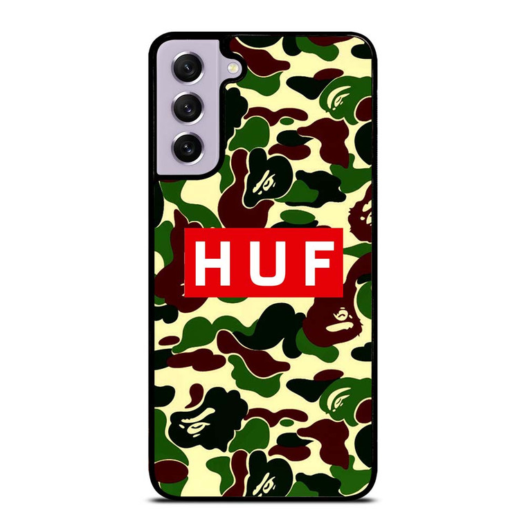 BAPE CAMO HUF Samsung Galaxy S21 FE Case Cover