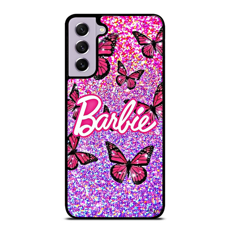 BARBIE BUTTERFLY LOGO ICON PINK Samsung Galaxy S21 FE Case Cover