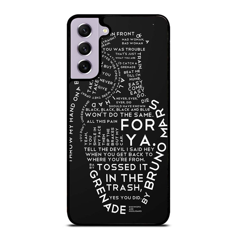 BRUNO MARS LYRICS Samsung Galaxy S21 FE Case Cover
