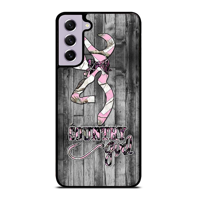 CAMO BROWNING PINK GIRL Samsung Galaxy S21 FE Case Cover