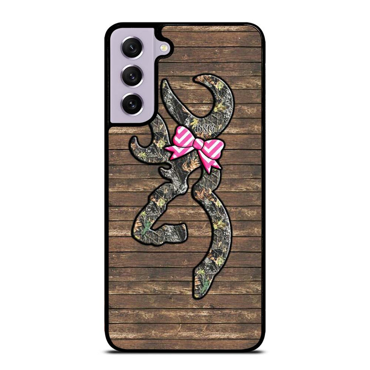 CAMO BROWNING RIBBON Samsung Galaxy S21 FE Case Cover