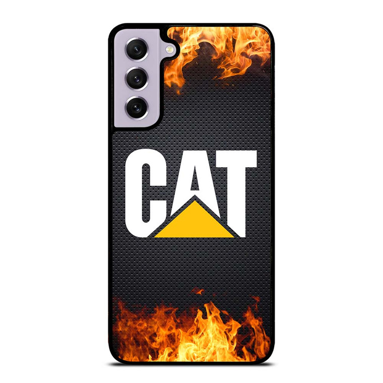 CATERPILLAR CAT TRACTOR LOGO FIRE Samsung Galaxy S21 FE Case Cover