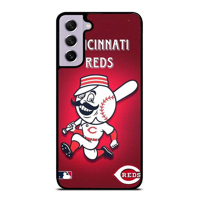 CINCINNATI REDS LOGO MLB BASEBALL TEAM MASCOT Samsung Galaxy S21 FE Case Cover