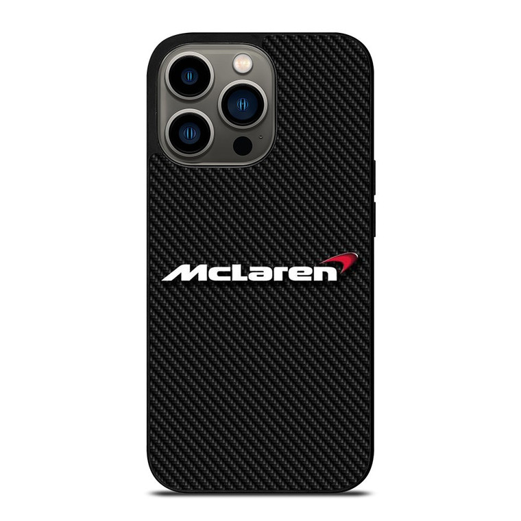 MCLAREN LOGO CARBON iPhone 13 Pro Case Cover