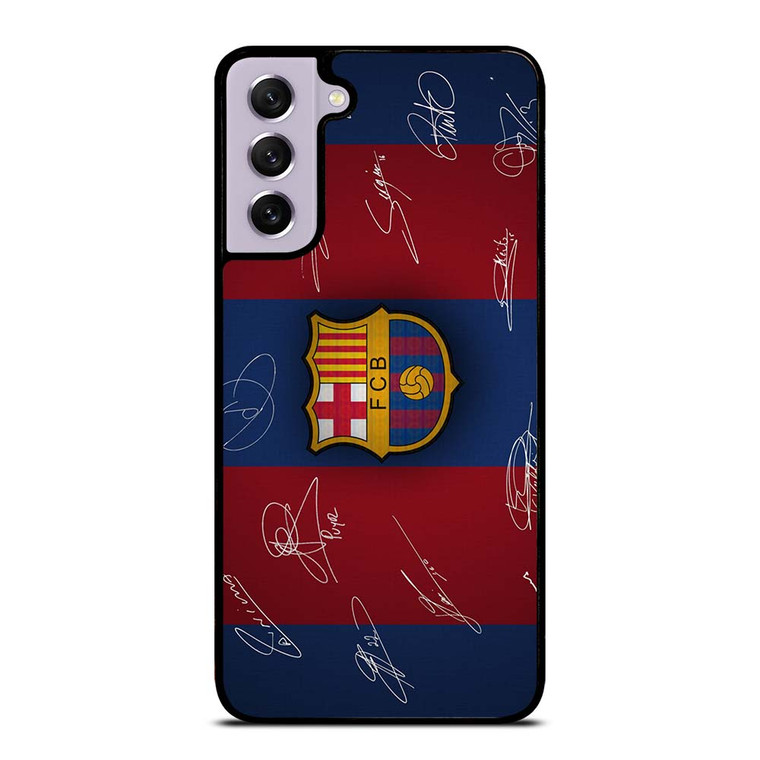 FC BARCELONA SIGNATURE Samsung Galaxy S21 FE Case Cover