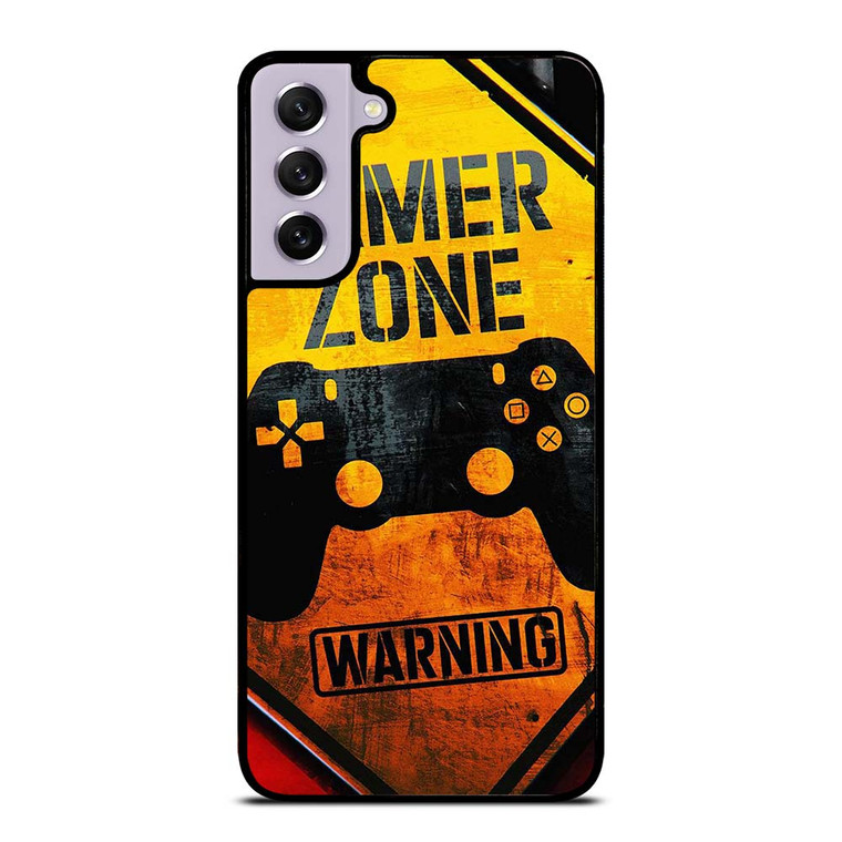GAMER ZONE WARNING Samsung Galaxy S21 FE Case Cover