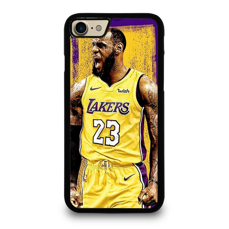LEBRON JAMES LA LAKERS ART iPhone 7 / 8 Case Cover