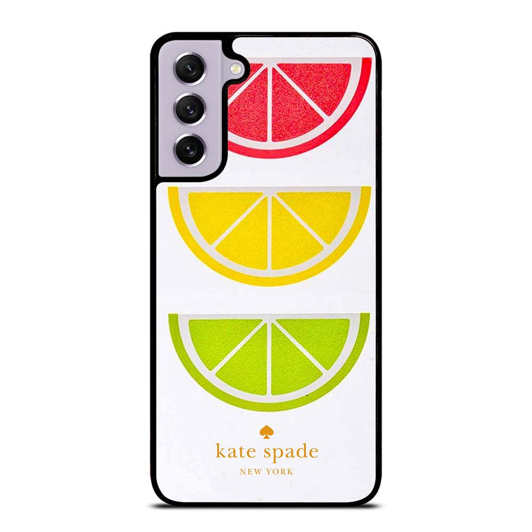 KATE SPADE NEW YORK LOGO COLORFUL LEMON ICON Samsung Galaxy S21 FE Case Cover