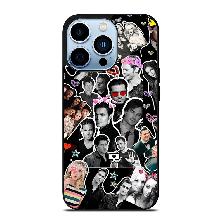 THE VAMPIRE DIARIES COLLAGE iPhone 13 Pro Max Case Cover