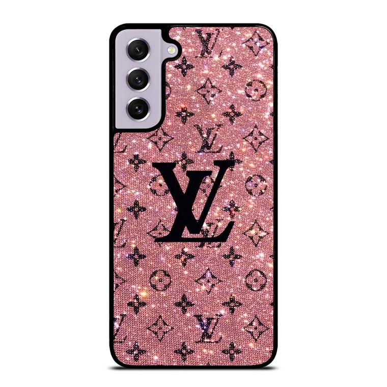 LOUIS VUITTON LV LOGO PINK SPARKLE Samsung Galaxy S21 FE Case Cover