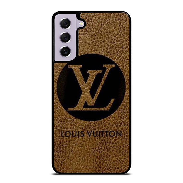 LOUIS VUITTON PARIS LV LOGO LEATHER Samsung Galaxy S21 FE Case Cover