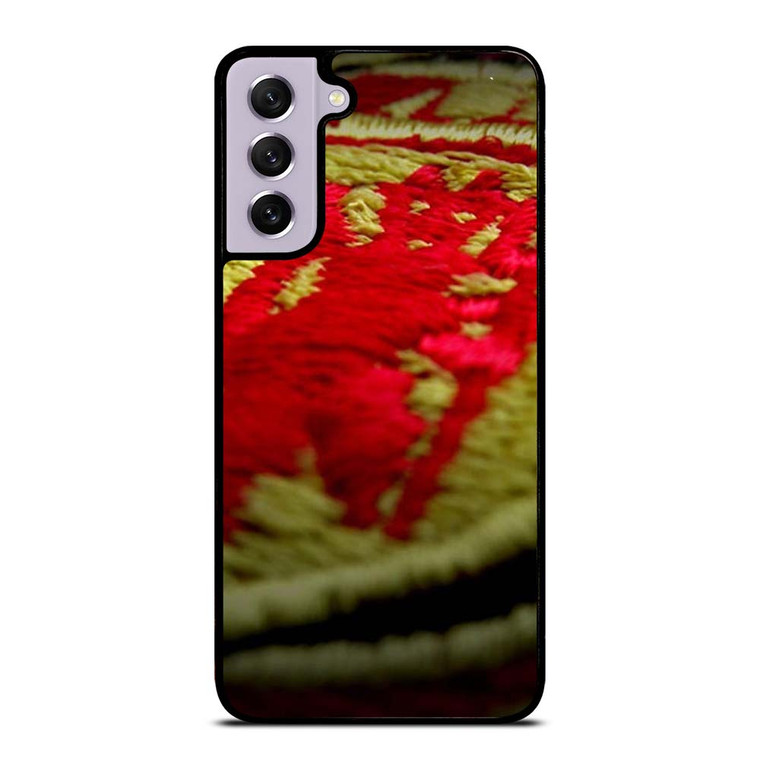 MANCHESTER UNITED EMBOIDERED LOGO Samsung Galaxy S21 FE Case Cover