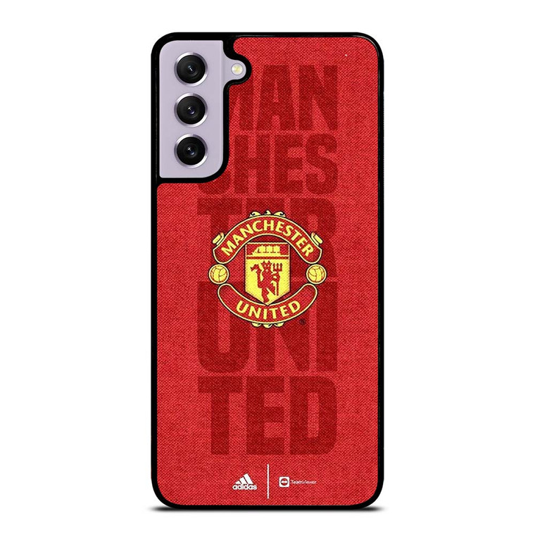 MANCHESTER UNITED FC FOOTBALL LOGO RED DEVILS ICON Samsung Galaxy S21 FE Case Cover
