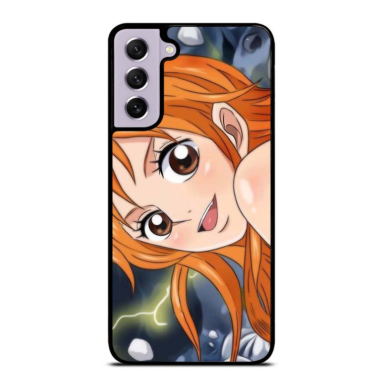 NAMI FACE ONE PIECE ANIME Samsung Galaxy S21 FE Case Cover