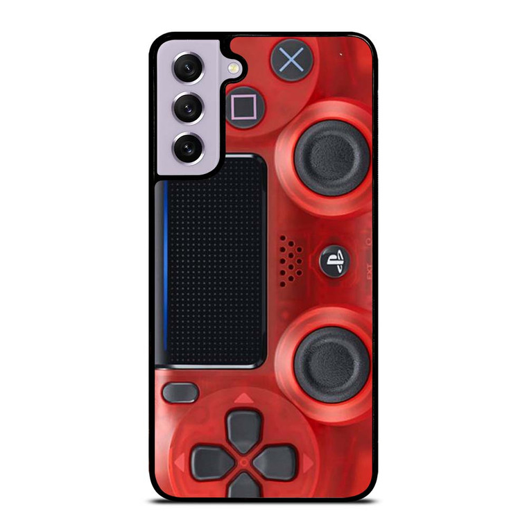 PS4 CONTROLLER PLAY STATION RED Samsung Galaxy S21 FE Case Cover