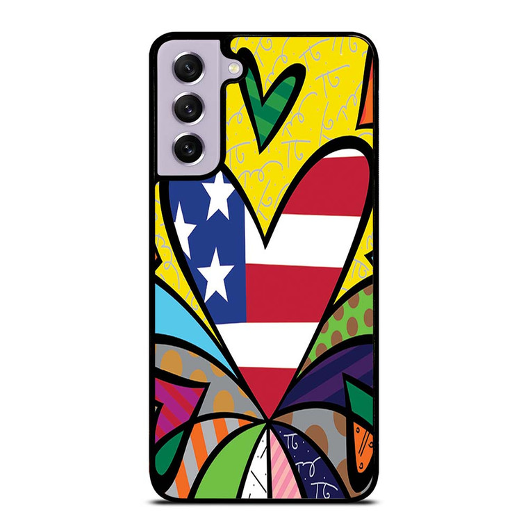 ROMERO BRITTO LOVE NEW 2 Samsung Galaxy S21 FE Case Cover