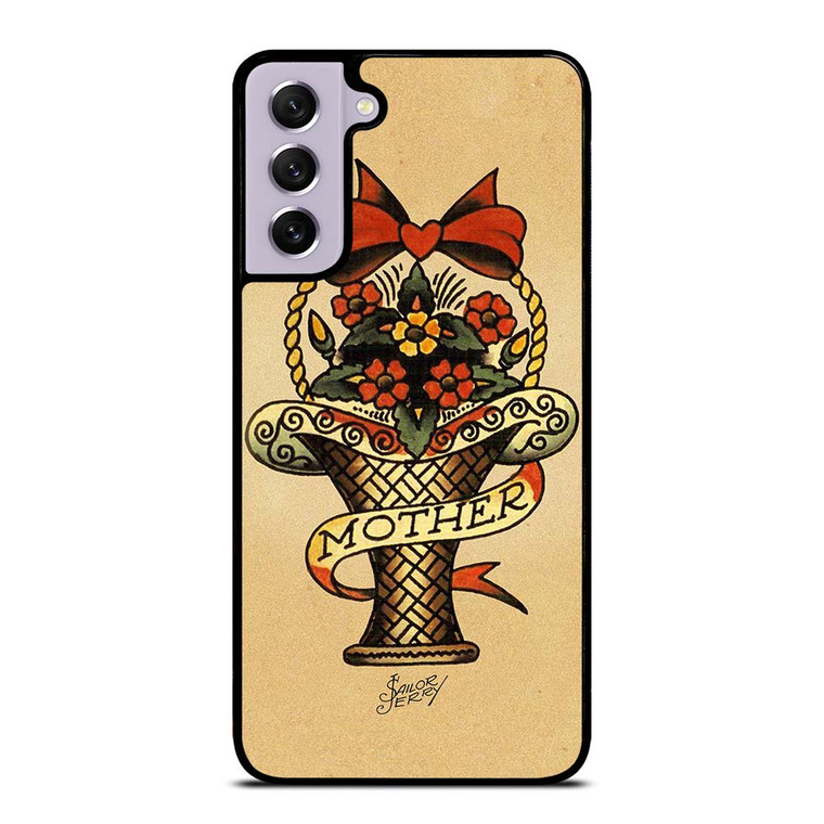 SAILOR JERRY FLOWER BOUQUET MOTHER Samsung Galaxy S21 FE Case Cover