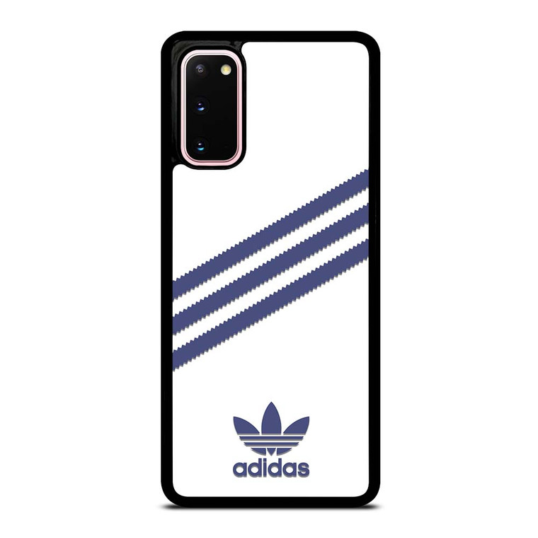 ADIDAS ORIGINALS STRIPES WHITE ROYAL BLUE Samsung Galaxy S20 Case Cover