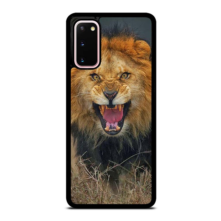 ANGRY MAD LION FACE Samsung Galaxy S20 Case Cover