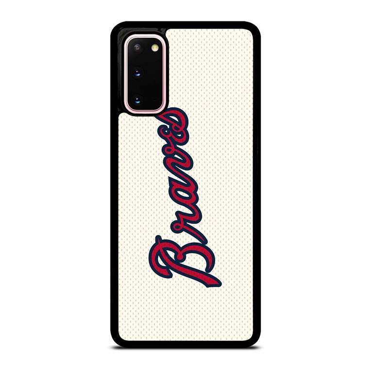 ATLANTA BRAVES ICON BASEBALL TEAM LOGO Samsung Galaxy S20 Case Cover