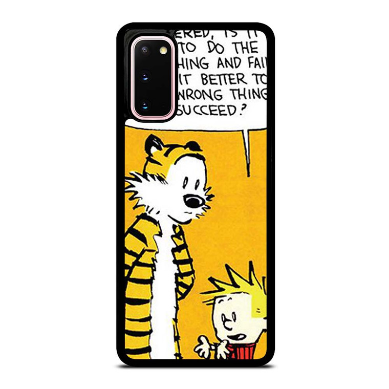 CALVIN AND HOBBES QUOTE Samsung Galaxy S20 Case Cover