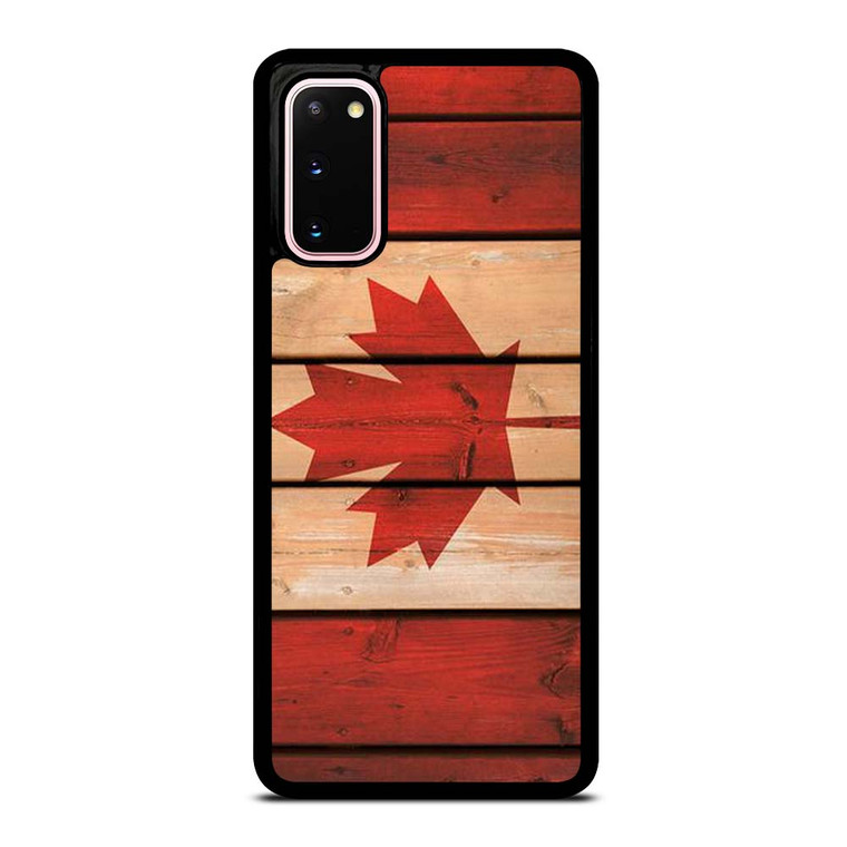 CANADA FLAG WOOD Samsung Galaxy S20 Case Cover